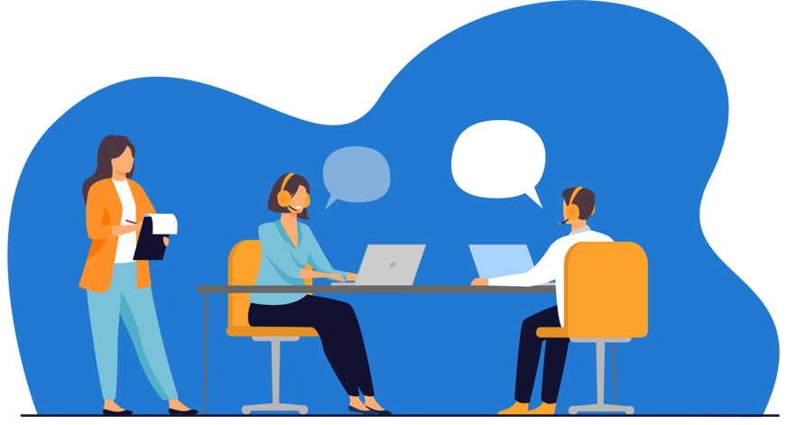 customer service team